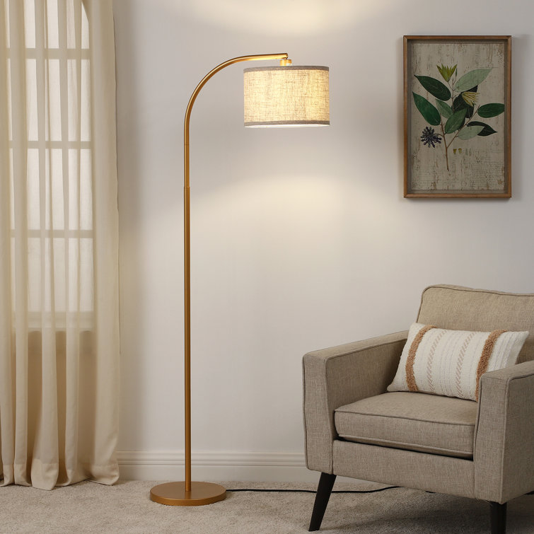 Ebern Designs Kjeld 63" Arched Floor Lamp & Reviews Wayfair Canada